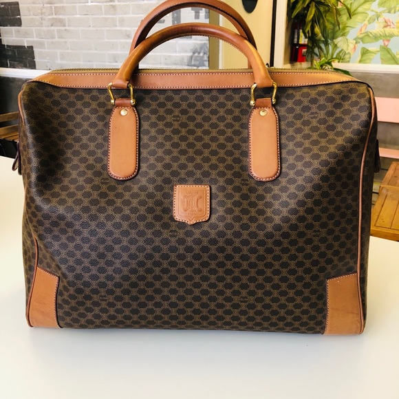 Authentic Vintage Celine Travel Bag 